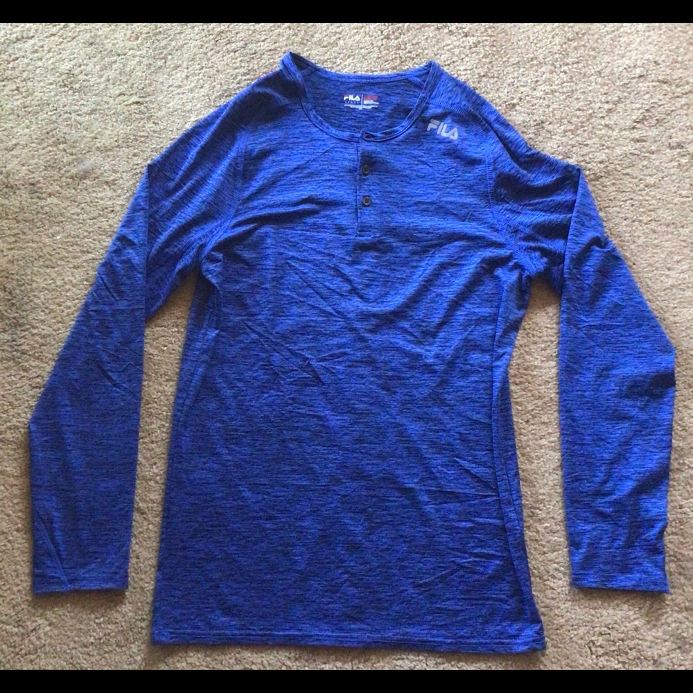 Preowned Blue with Black FILA Sport shirt